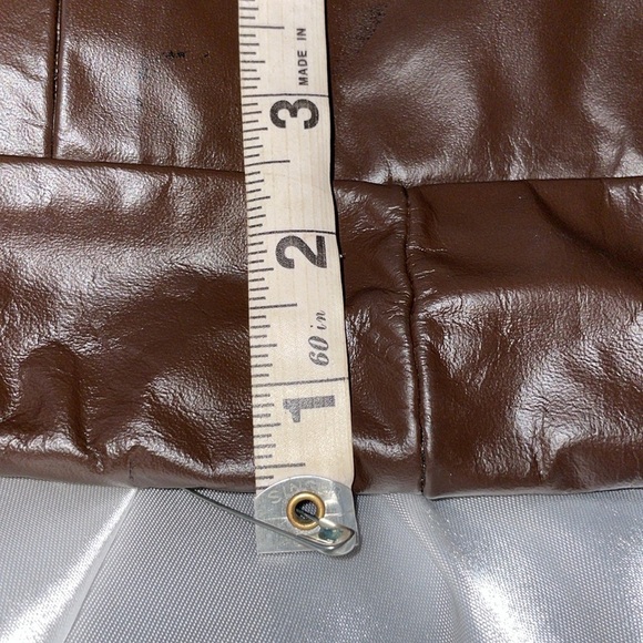 Vintage Hala Shoulder Bag Lightweight Flap Fold Over Dark Brown Gold Hardware - Picture 6 of 14